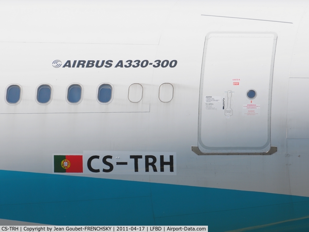 CS-TRH, 2007 Airbus A330-343X C/N 833, SE86 BOD/TLS/PUJ
