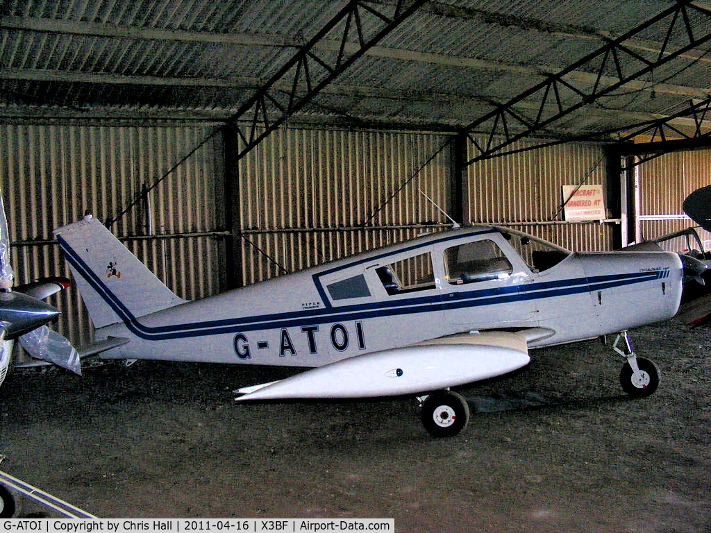 G-ATOI, 1966 Piper PA-28-140 Cherokee C/N 28-21556, at Bidford Airfield