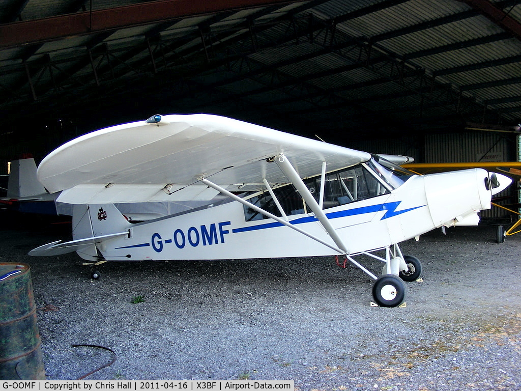G-OOMF, 1967 Piper PA-18-150 Super Cub C/N 18-8560, at Bidford Airfield