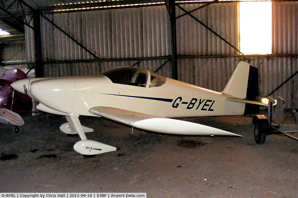 G-BYEL, 2000 Vans RV-6 C/N PFA 181-12568, at Bidford Airfield