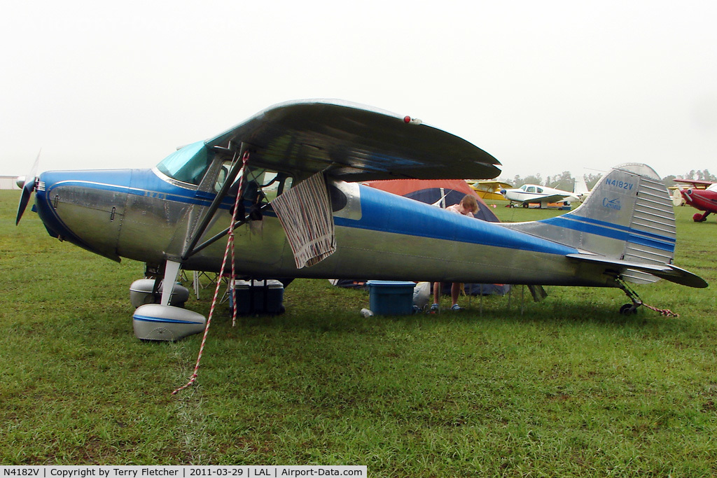 N4182V, 1948 Cessna 170 C/N 18515, 2011 Sun n Fun Lakeland , Florida