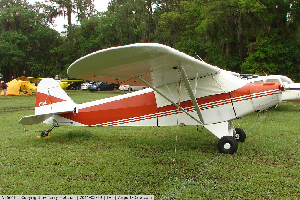 N5564H, 1949 Piper PA-11 Cub Special C/N 11-1085, 2011 Sun n Fun Lakeland , Florida