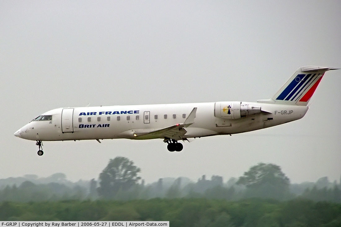 F-GRJP, 1999 Canadair CRJ-100ER (CL-600-2B19) C/N 7301, Canadair CRJ-100ER [7301] (Air France/Brit Air) Dusseldorf~D 27/05/2006