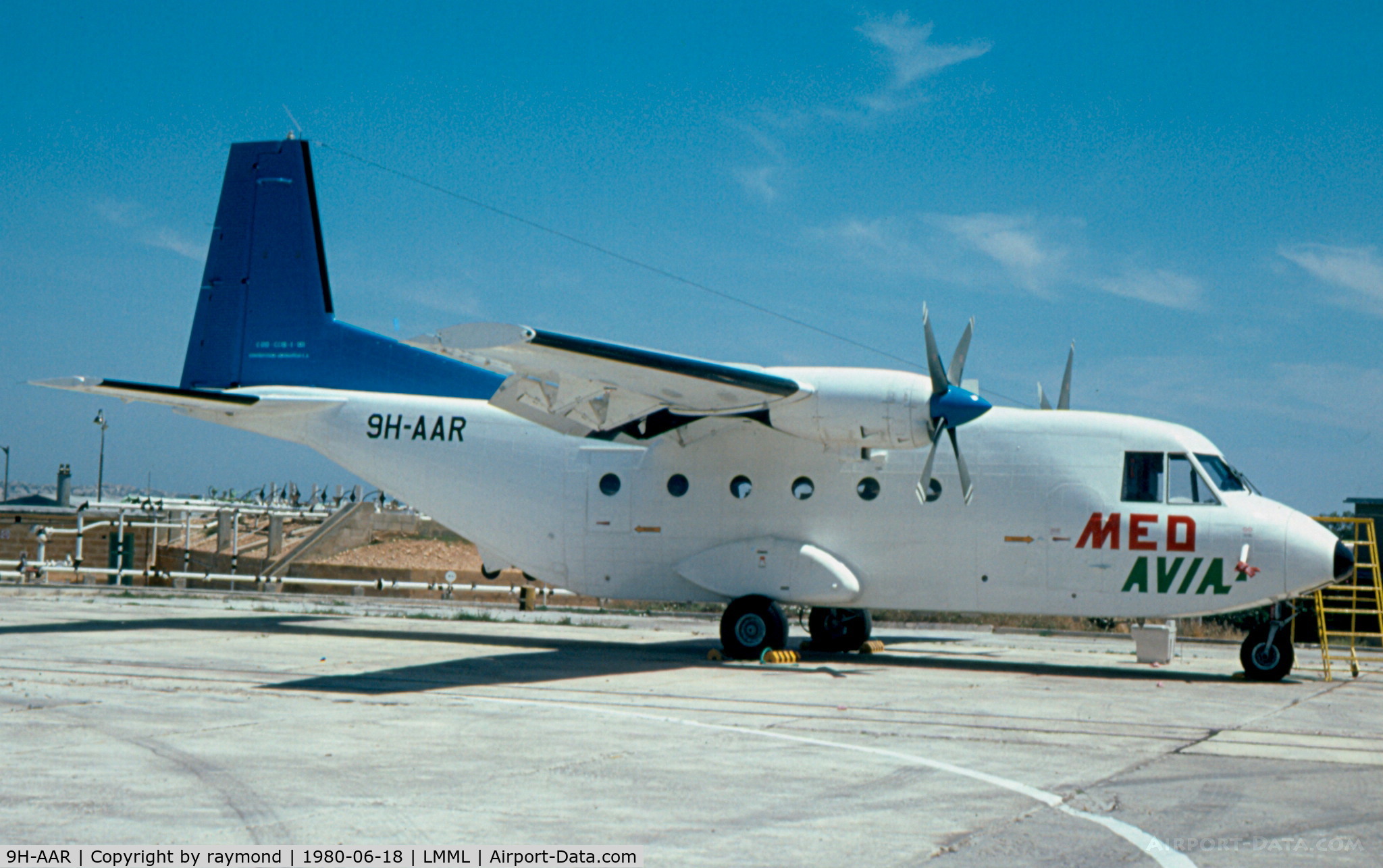 9H-AAR, 1980 CASA C-212-200 Aviocar C/N 161, Casa212 9H-AAR Medavia