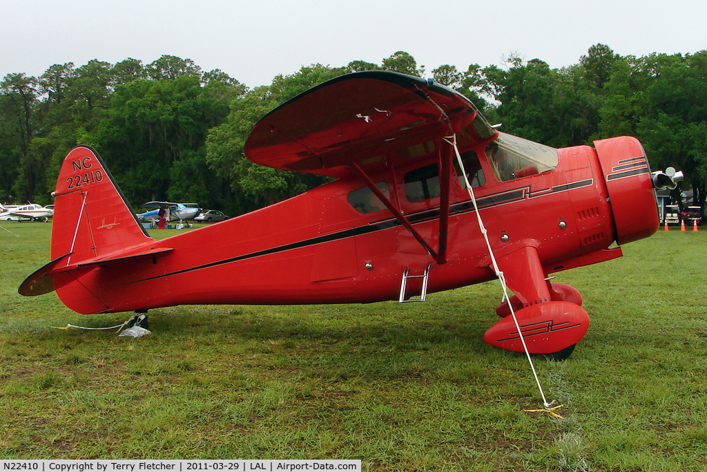 N22410, 1940 Howard Aircraft DGA-15P C/N 509, 2011 Sun n Fun - Lakeland , Florida