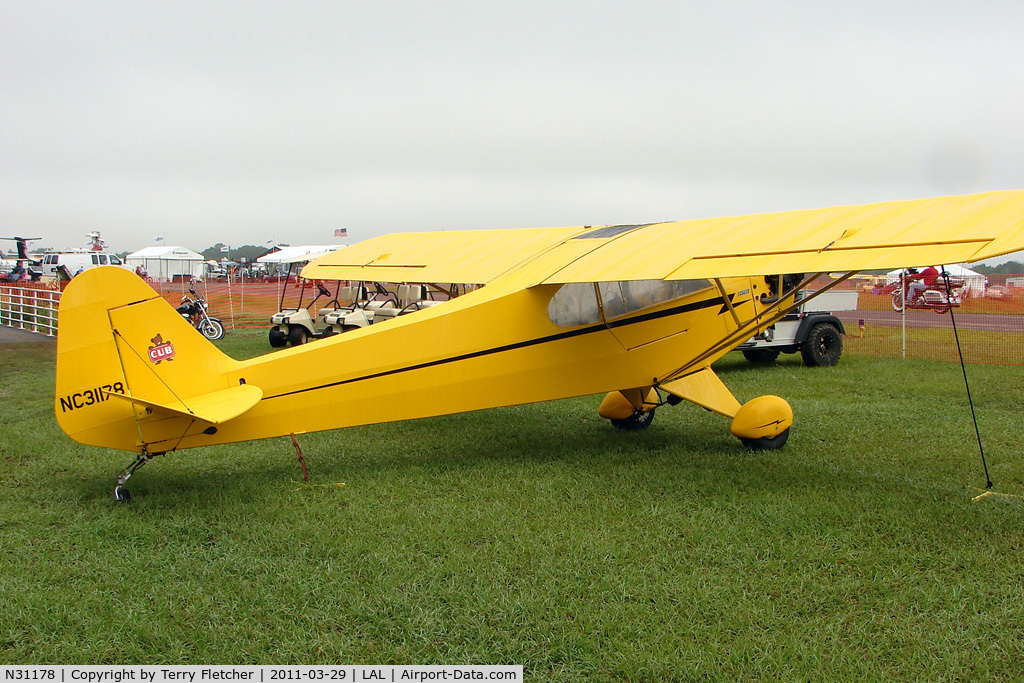 N31178, 1940 Piper J-3 Cub C/N 5388, 2011 Sun n Fun - Lakeland , Florida