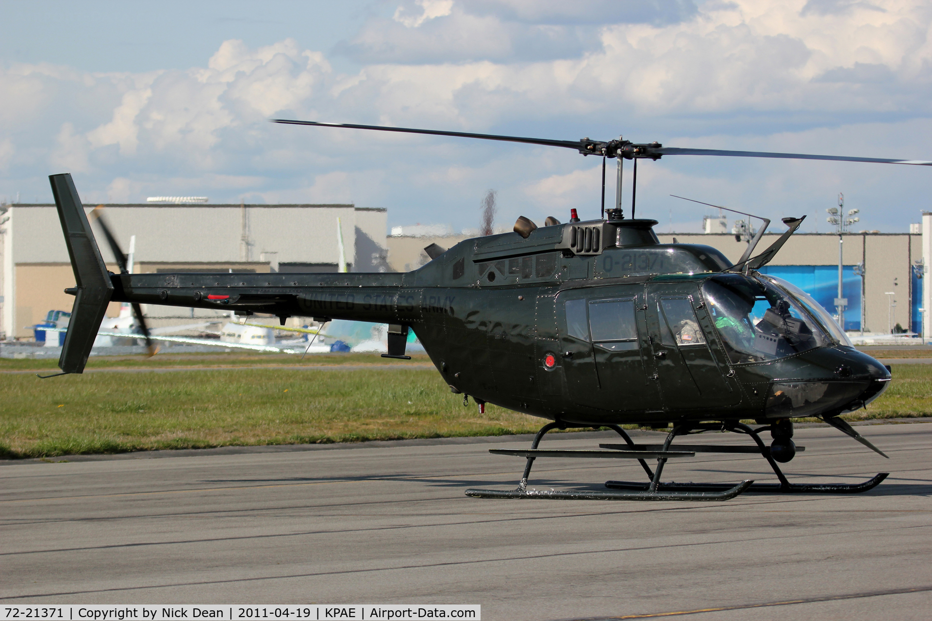 72-21371, 1972 Bell OH-58A Kiowa C/N 42037, KPAE/PAE
