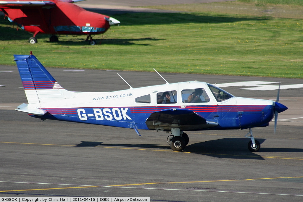 G-BSOK, 1977 Piper PA-28-161 Warrior ll C/N 28-7816191, Aeros Leasing Ltd