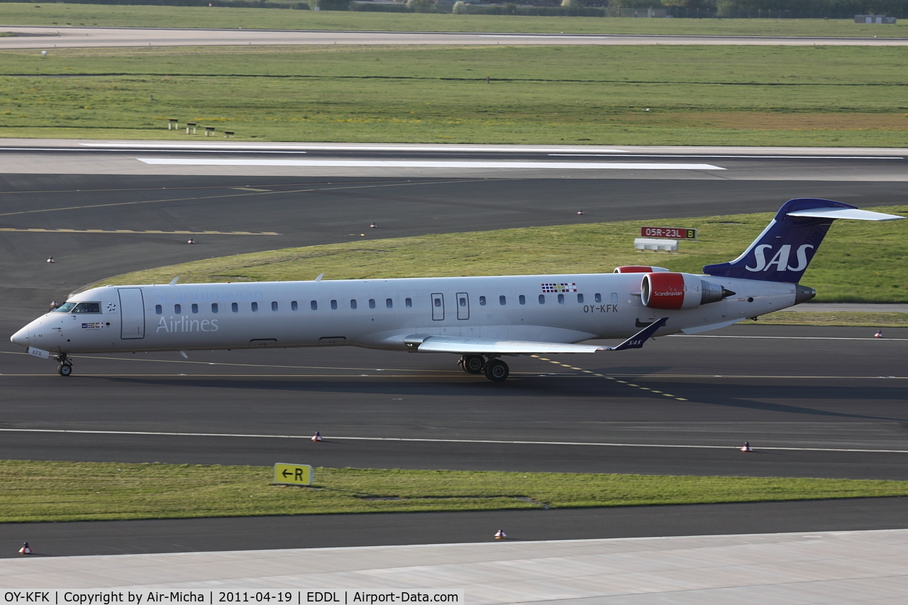 OY-KFK, 2009 Bombardier CRJ-900 (CL-600-2D24) C/N 15244, SAS, Name: Hardeknud Viking