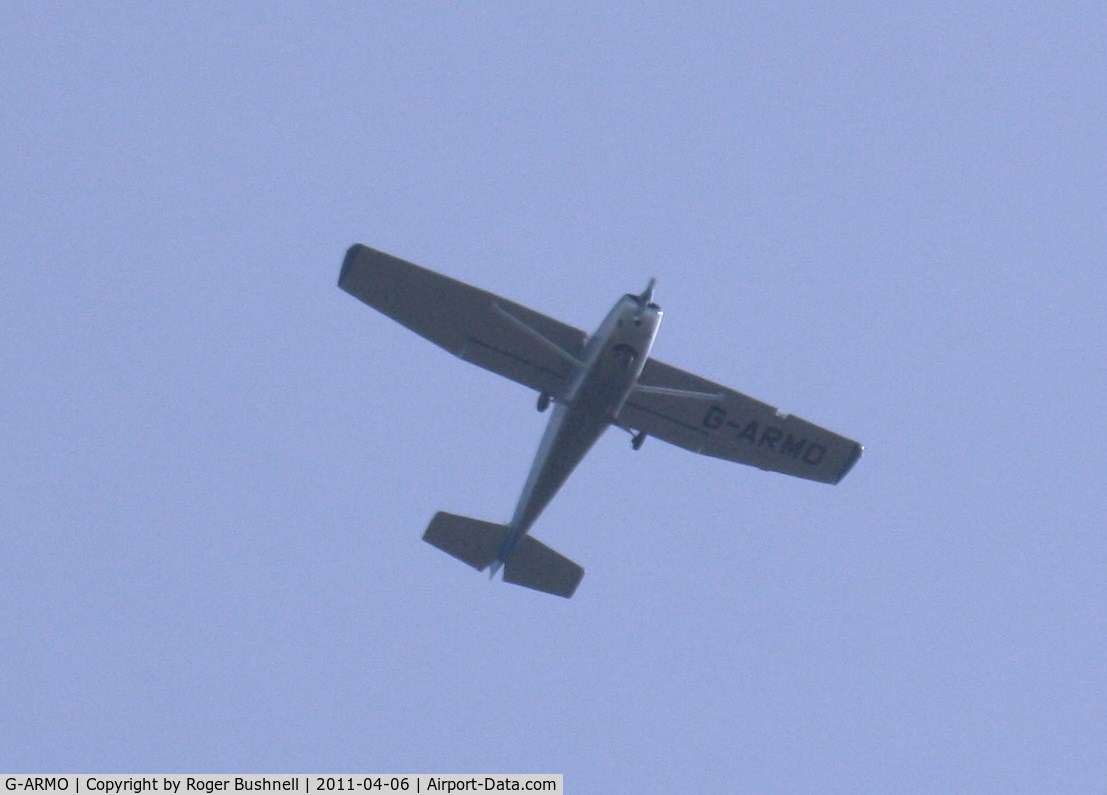 G-ARMO, 1961 Cessna 172B C/N 17248560, Flying over North Gorley Hampshire U.K.
