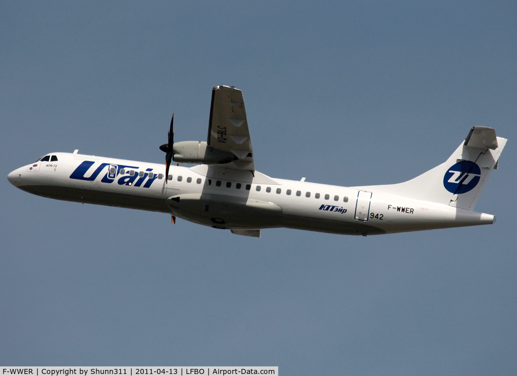 F-WWER, 2011 ATR 72-500 C/N 942, C/n 942 - To be VQ-BLC