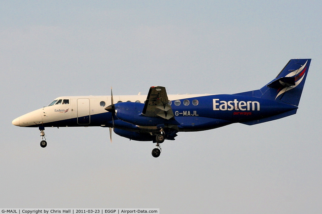 G-MAJL, 1996 British Aerospace Jetstream 41 C/N 41087, Eastern Airways