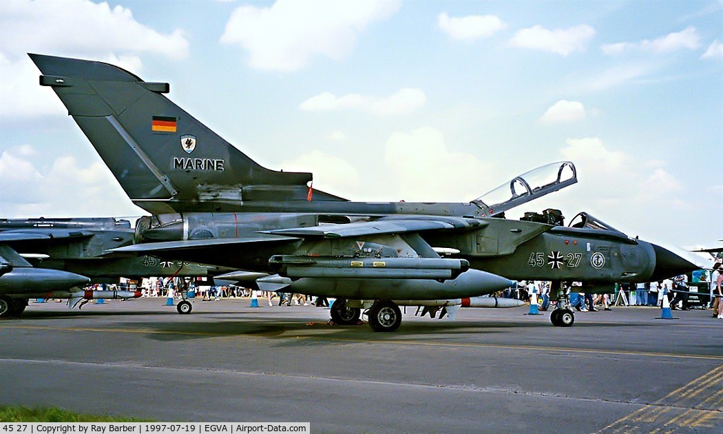 45 27, Panavia Tornado IDS C/N 570/GS175/4227, BAe/Panavia Tornado IDS [GS175] (German Navy) RAF Fairford~G 19/07/1997