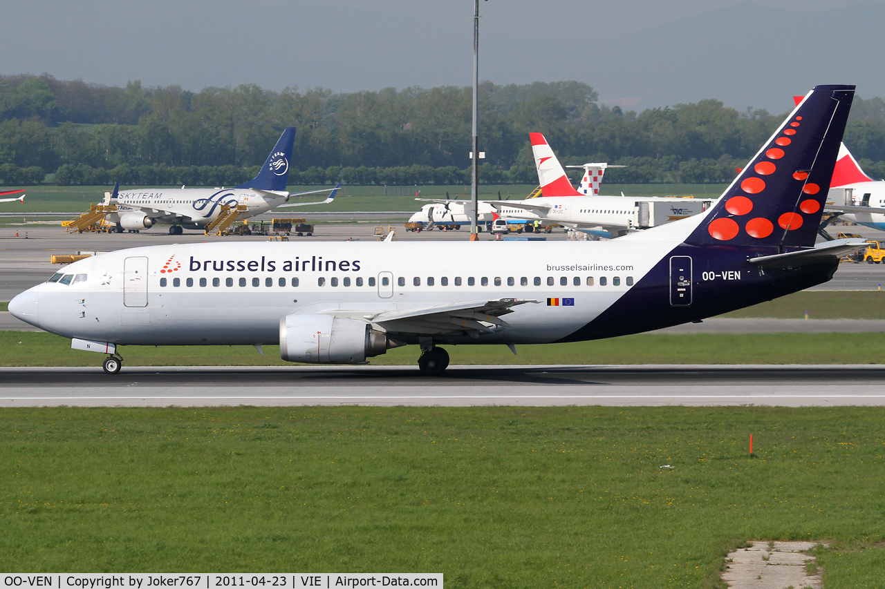 OO-VEN, 1998 Boeing 737-36N C/N 28586, Brussels Airlines