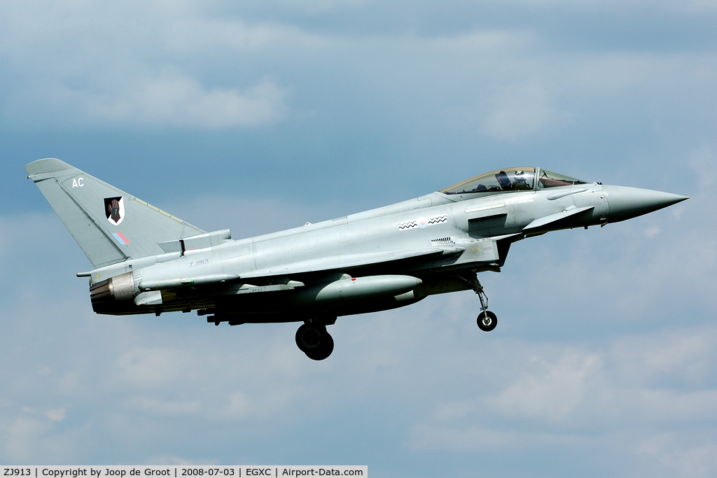 ZJ913, 2004 Eurofighter EF-2000 Typhoon F2 C/N 0047/BS004, 17(R) Sq