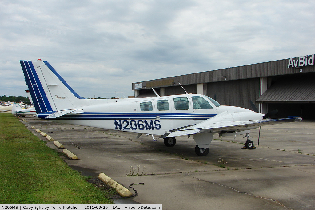 N206MS, 1980 Beech 58 Baron C/N TH-1117, 2011 Sun n Fun - Lakeland , Florida