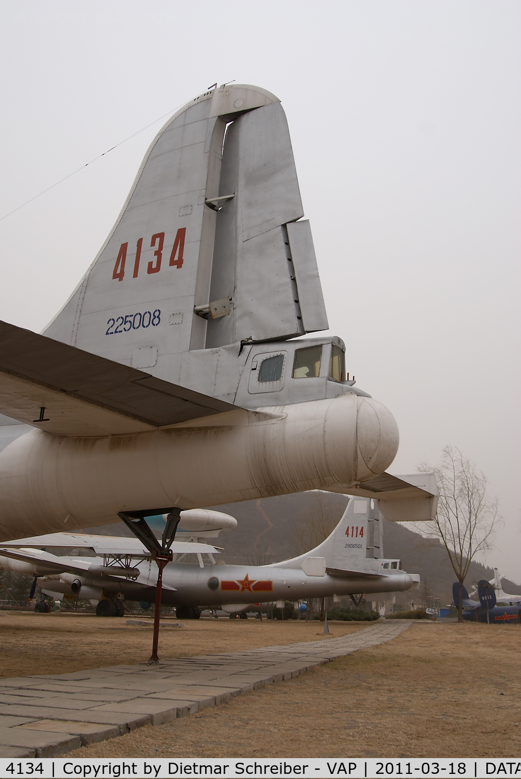 4134, Tupolev Tu-4 C/N 225008, Chinese Air Force Tupolev 4