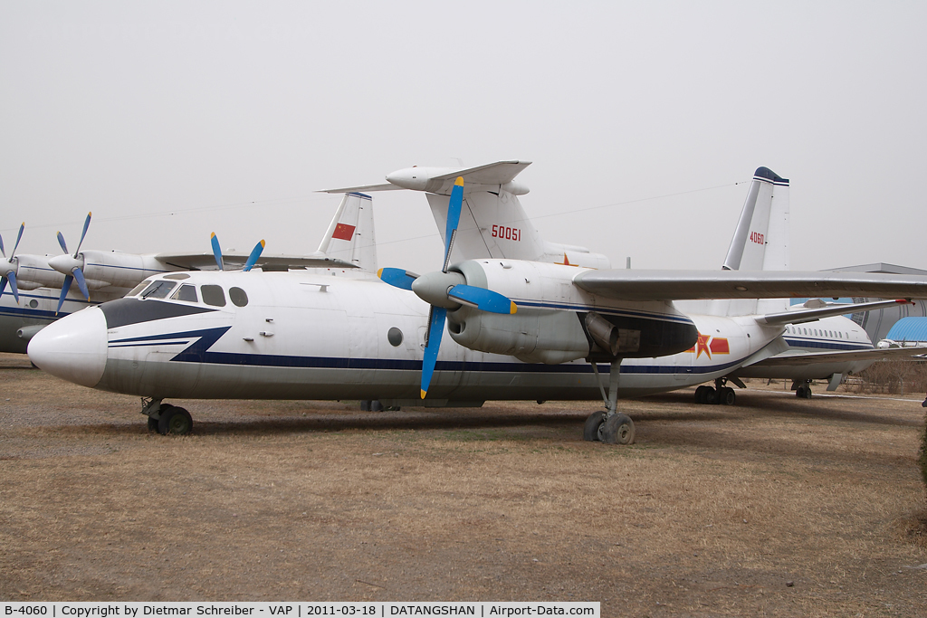 B-4060, 1974 Antonov An-24RV C/N 47309501, Chinese Air Force Antonov 24