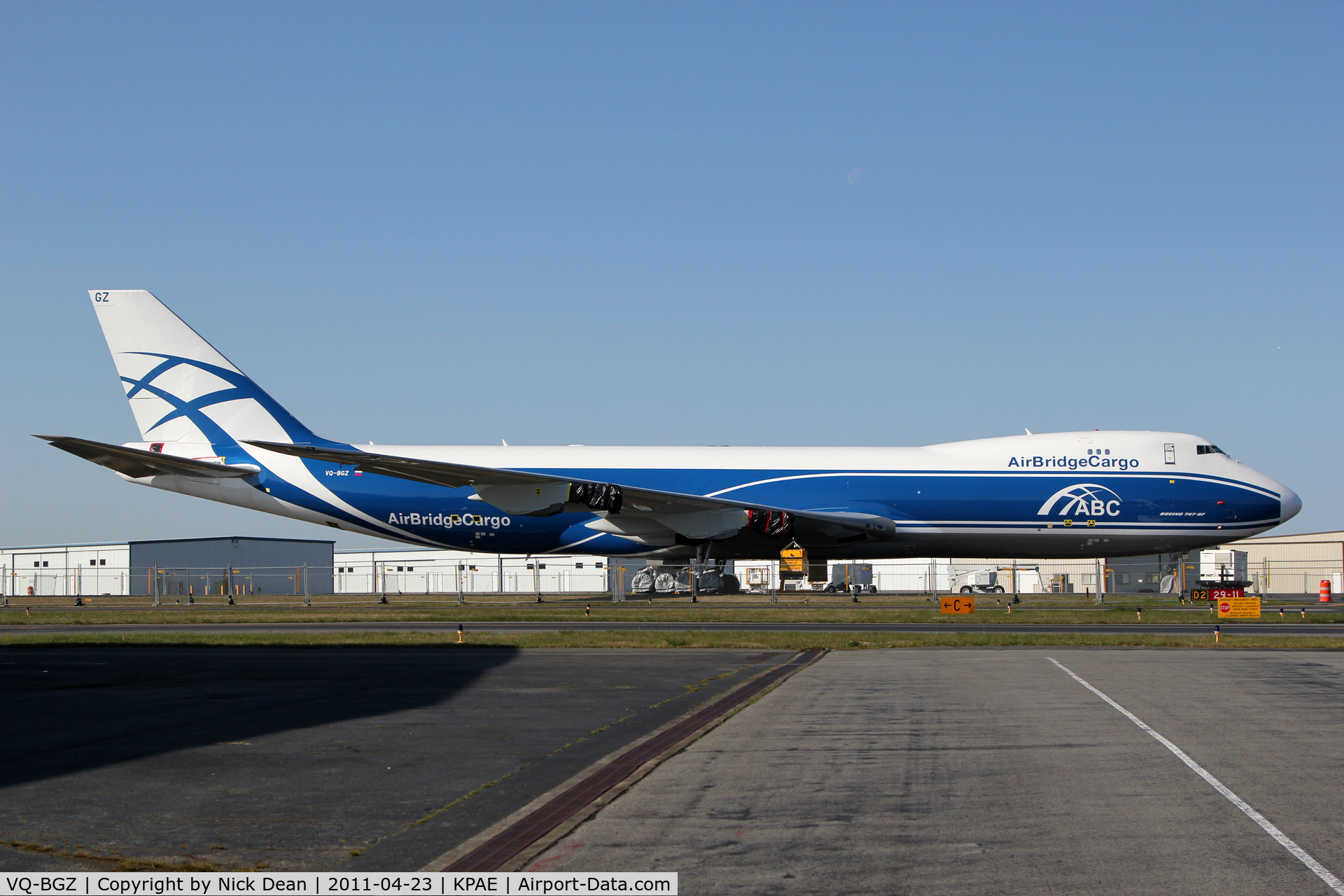 VQ-BGZ, 2012 Boeing 747-8HVF/SCD C/N 37580, KPAE In open storage on RWY 11/29 minus engines.