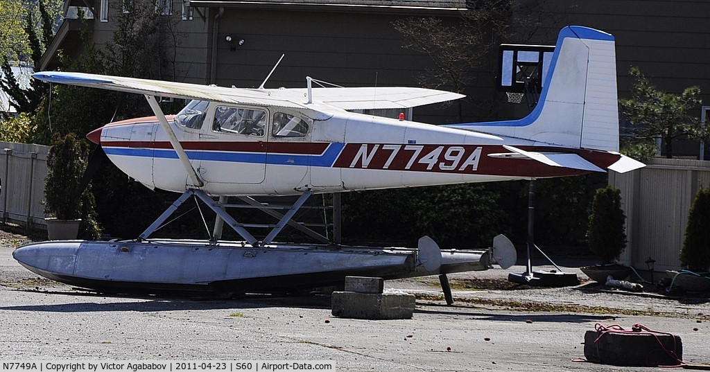 N7749A, 1956 Cessna 180 C/N 32646, At Kenmore Air Harbour