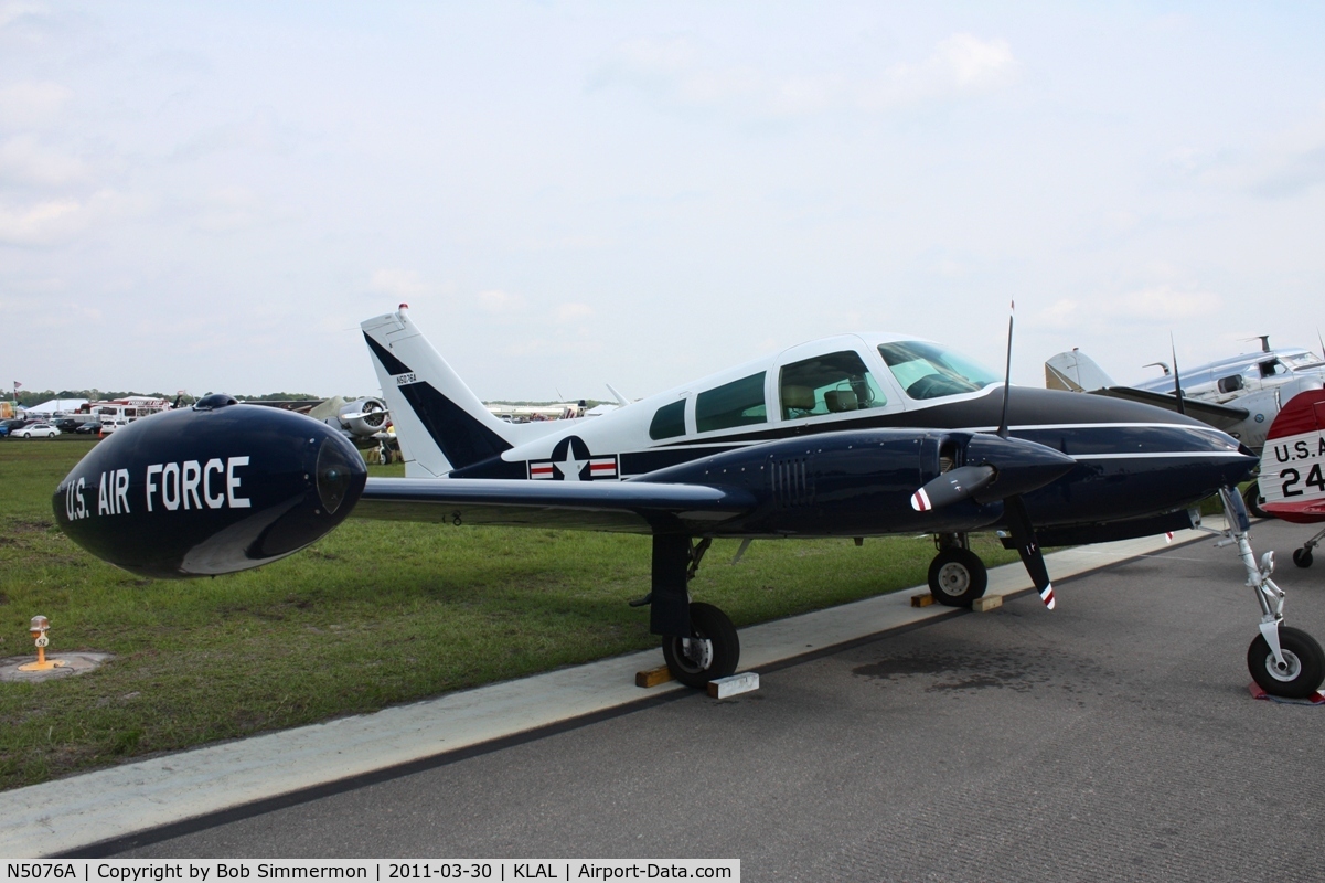 N5076A, 1961 Cessna U-3B (310M) C/N 310M-0018, On display at Sun N Fun 2011 - Lakeland, FL
