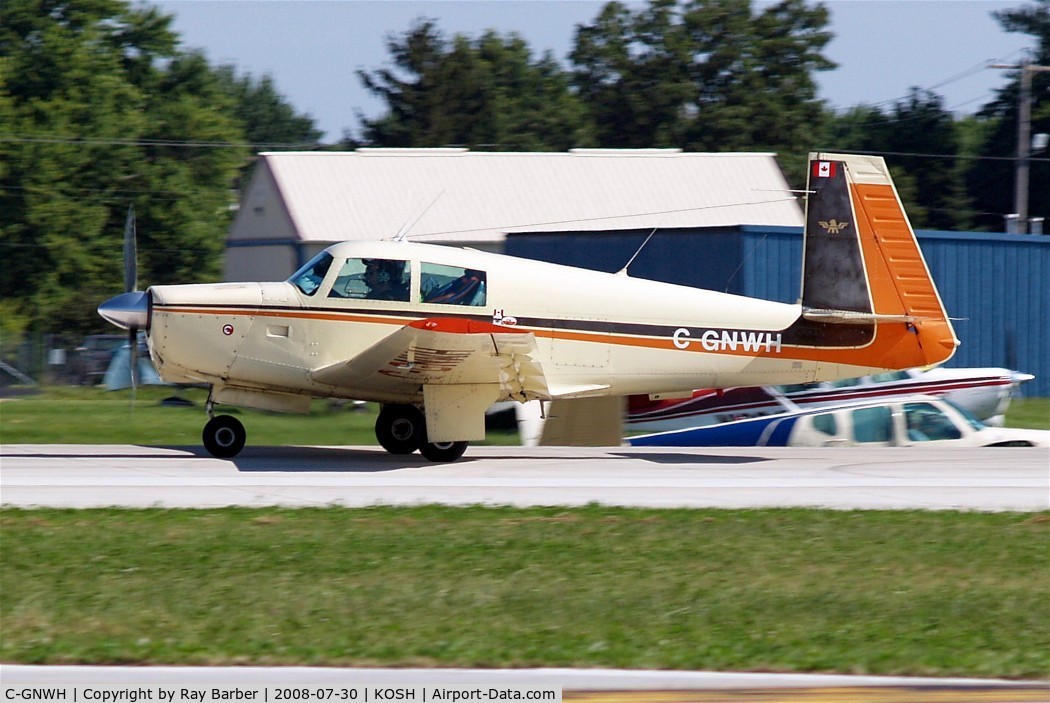 C-GNWH, 1975 Mooney M20C Ranger C/N 20 1150, Mooney M.20C Ranger [20-1150] Oshkosh~N 30/07/2008