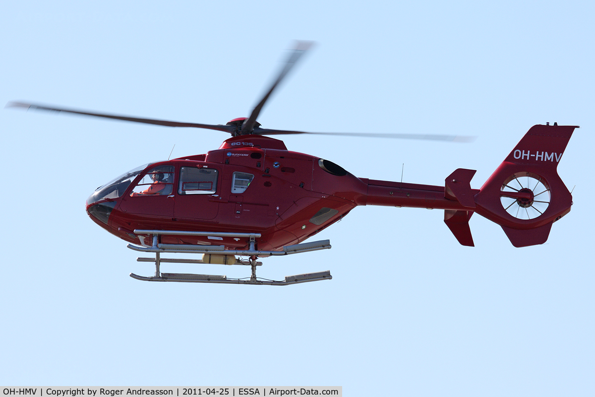 OH-HMV, Eurocopter EC-135P-2 C/N 0441, On final to Patria