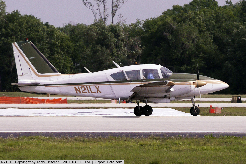 N21LX, 1973 Piper PA-23-250 C/N 27-7305077, 2011 Sun n Fun Lakeland , Florida