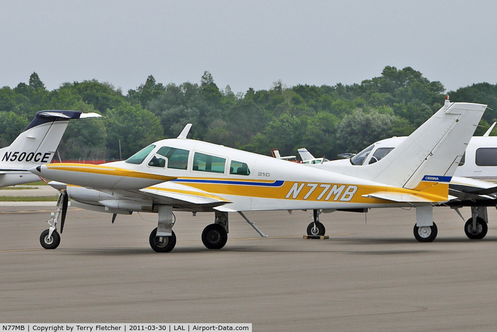 N77MB, 1964 Cessna 310I C/N 310I0068, 2011 Sun n Fun Lakeland , Florida