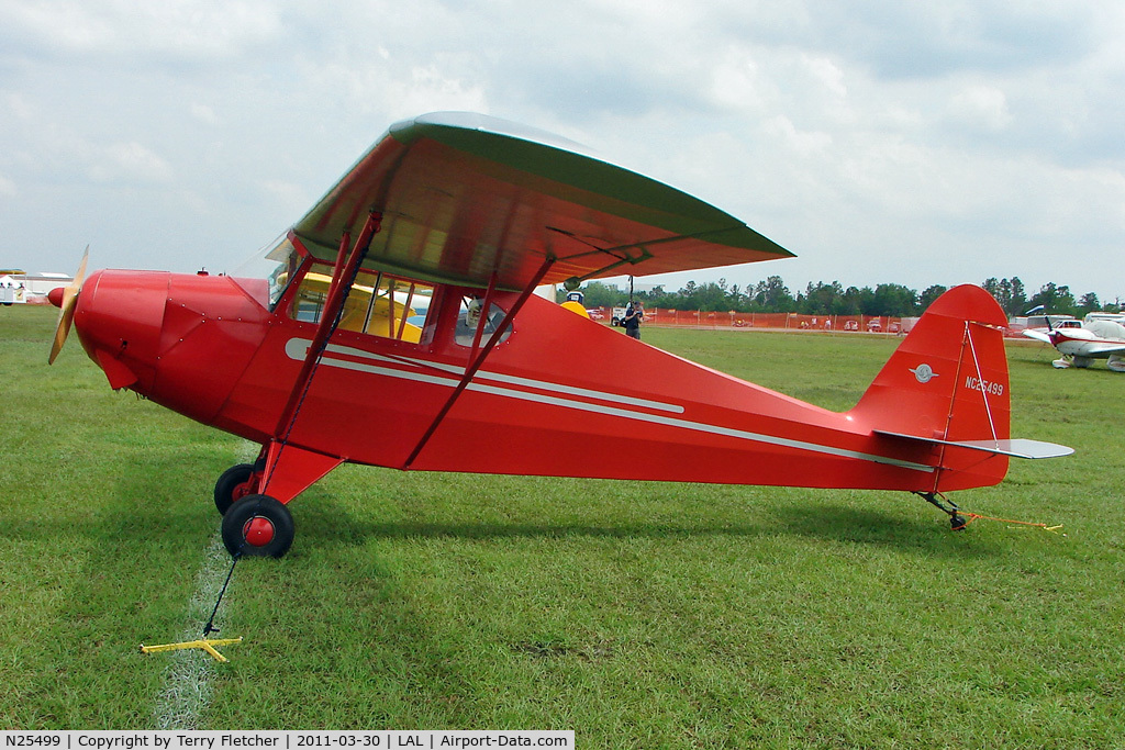 N25499, 1940 Porterfield CP-65 C/N 654, 2011 Sun n Fun Lakeland , Florida