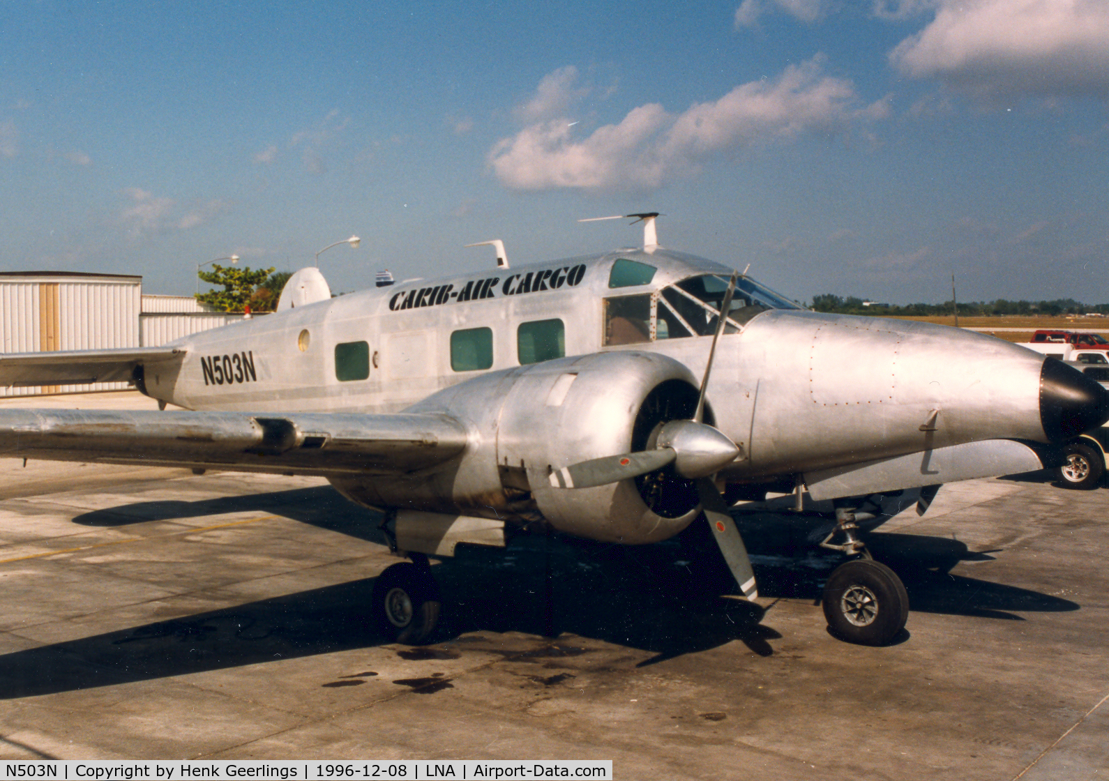 N503N, Beech E18S C/N BA338, Carib-Air Cargo