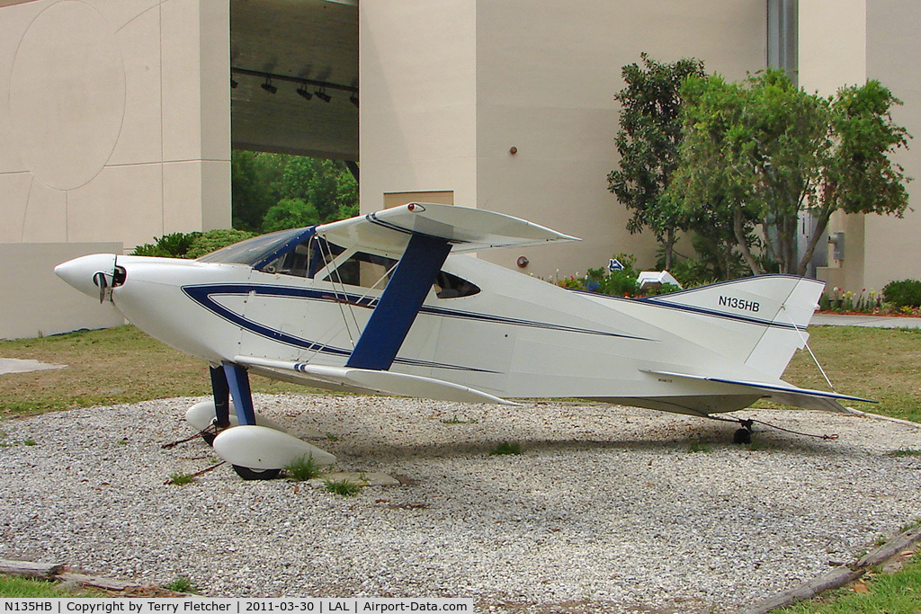 N135HB, 1995 Sorrell SNS-7 Hiperbipe C/N 207, Exhibited at The Florida Air Museum at Lakeland , Florida