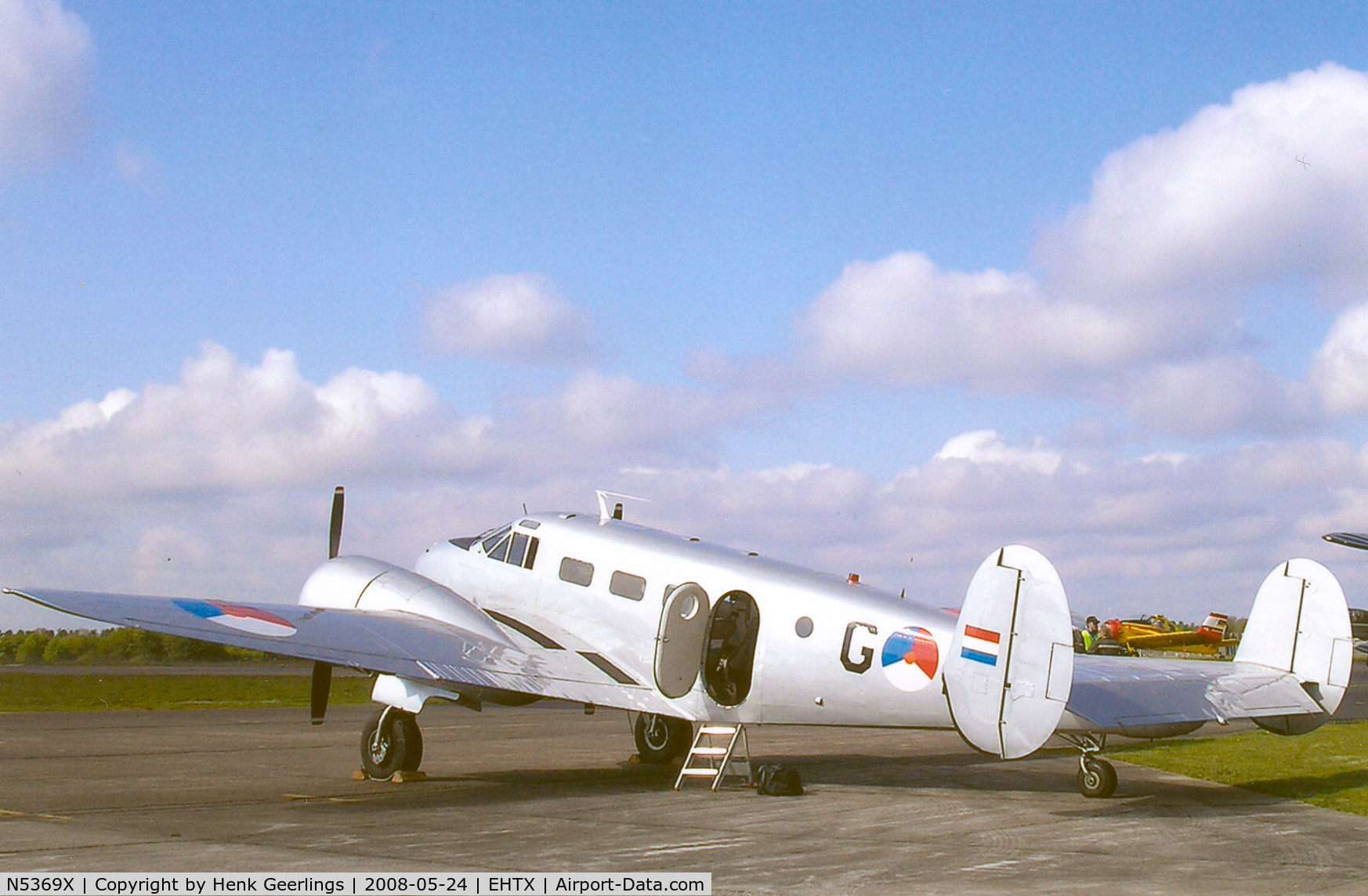 N5369X, 1952 Beech D18S-3NM C/N CA-254, c/s  G-29 ; Texel Airport Fly In