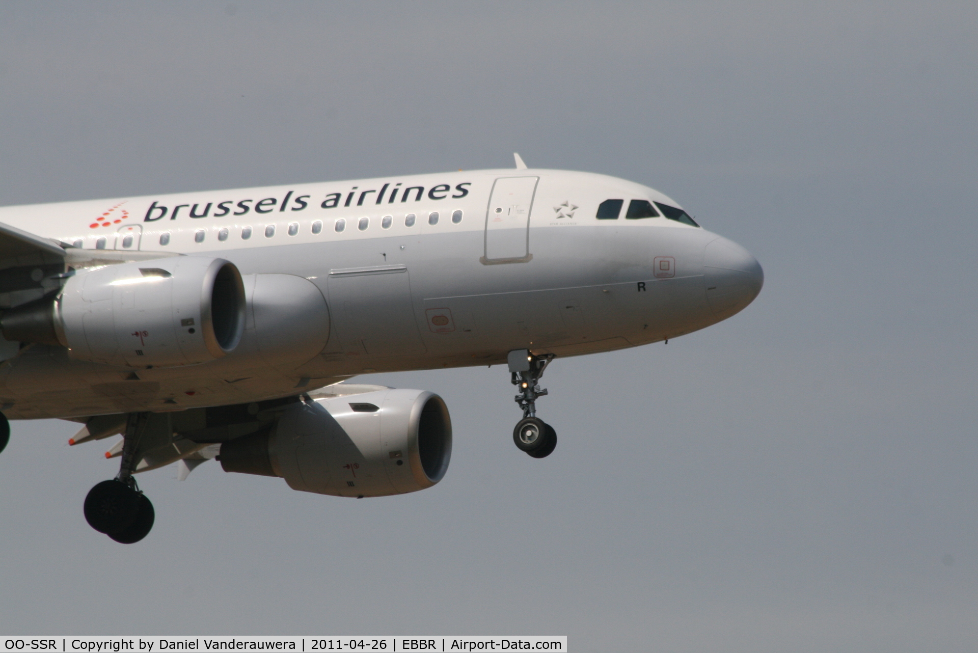OO-SSR, 2010 Airbus A319-112 C/N 4275, Arrival of flight SN3176 to RWY 02