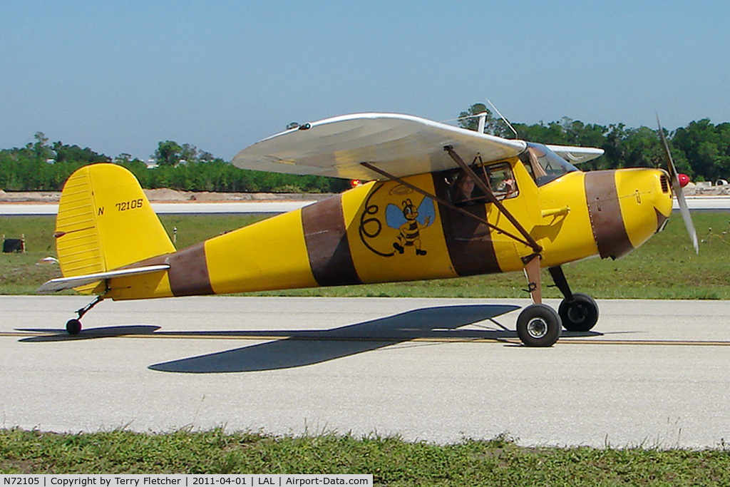 N72105, 1946 Cessna 120 C/N 9270, 2011 Sun n Fun - Lakeland , Florida