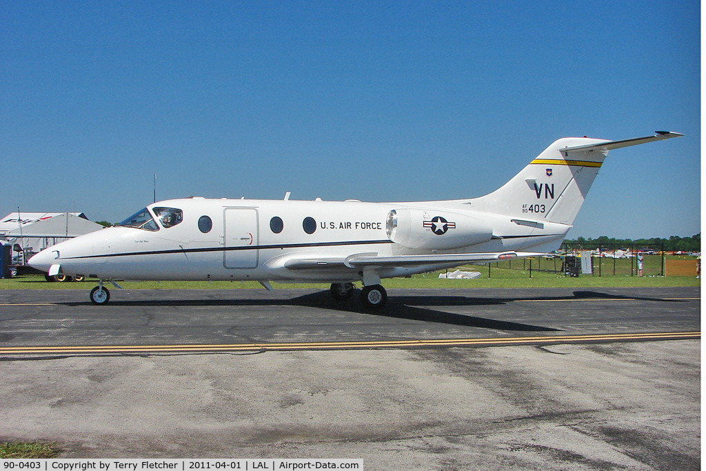 90-0403, 1990 Beechcraft T-1A Jayhawk C/N TT-9, 2011 Sun n Fun - Lakeland , Florida