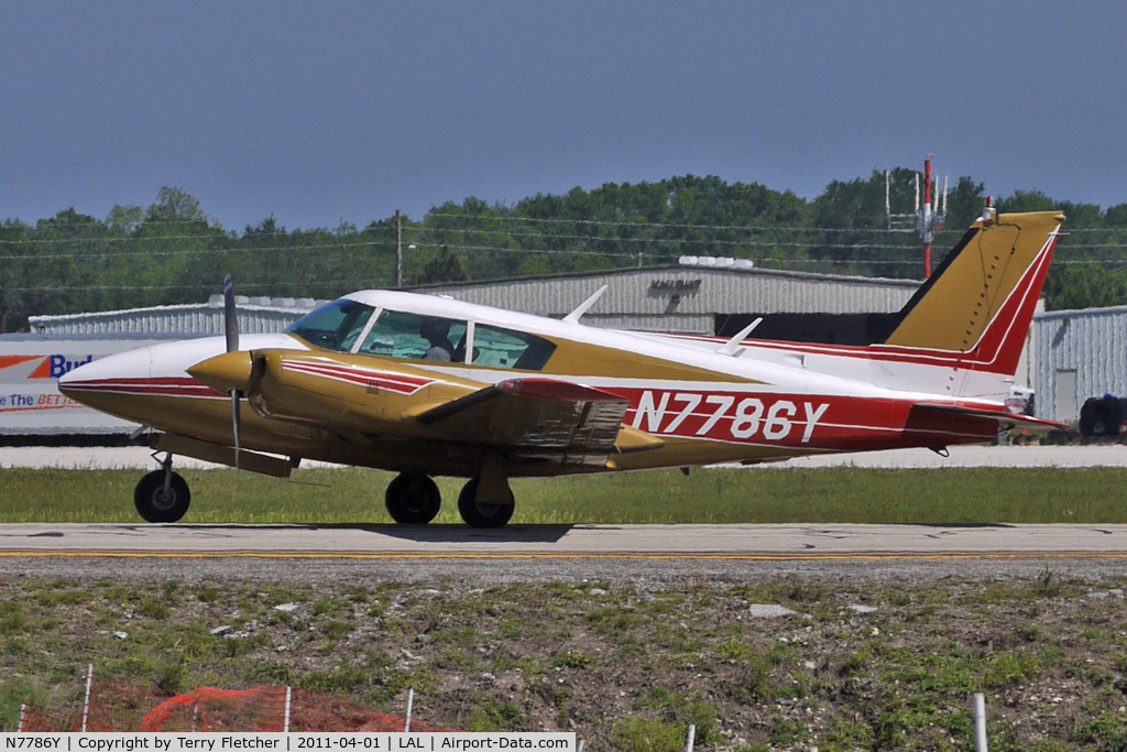 N7786Y, 1965 Piper PA-30 Twin Comanche C/N 30-869, 2011 Sun n Fun - Lakeland , Florida