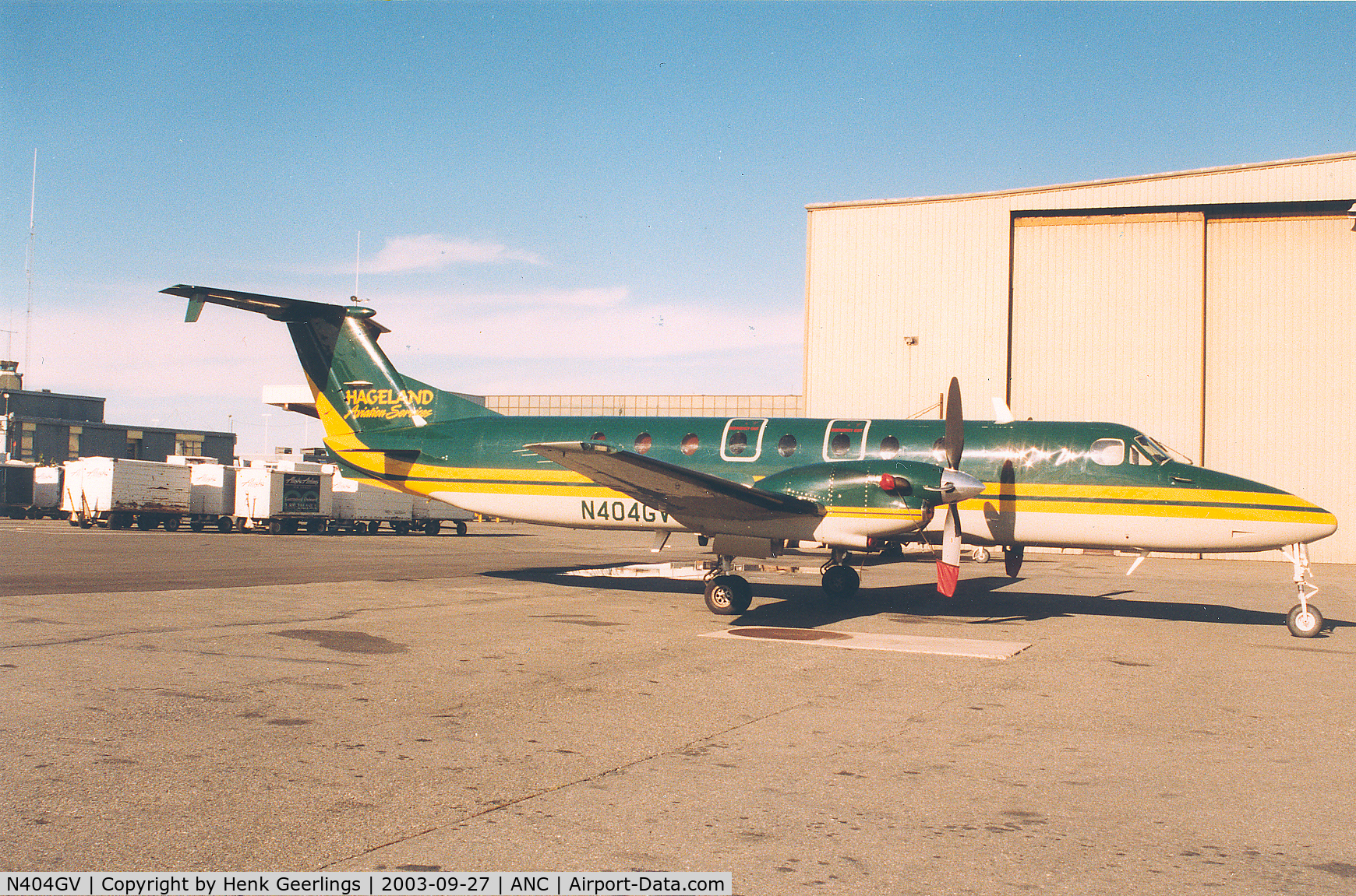N404GV, 1991 Beech 1900C-1 C/N UC-154, Hageland Aviation Services