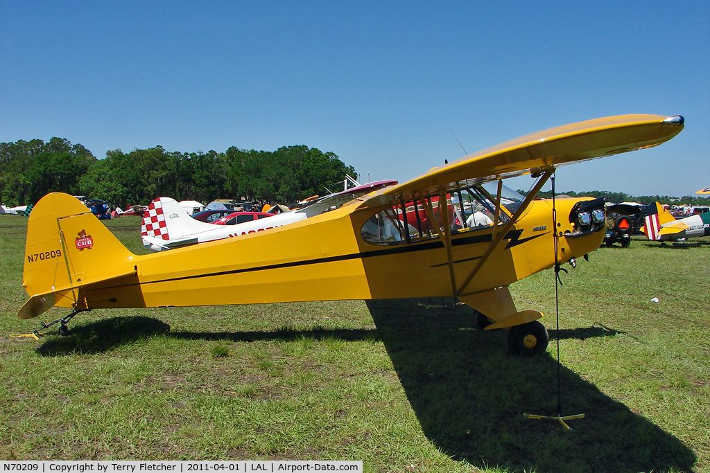 N70209, 1946 Piper J3C-65 Cub C/N 17185, 2011 Sun n Fun Lakeland , Florida