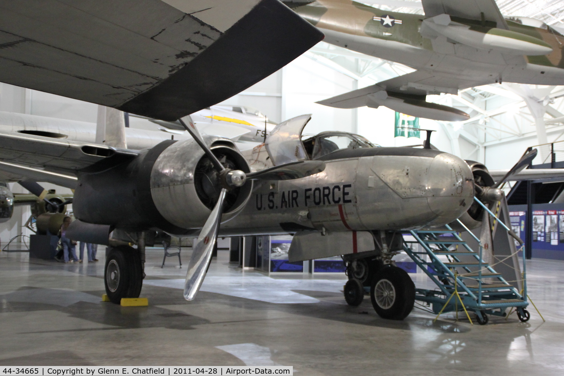 44-34665, 1944 Douglas A-26B Invader C/N 27944, At the Strategic Air & Space Museum