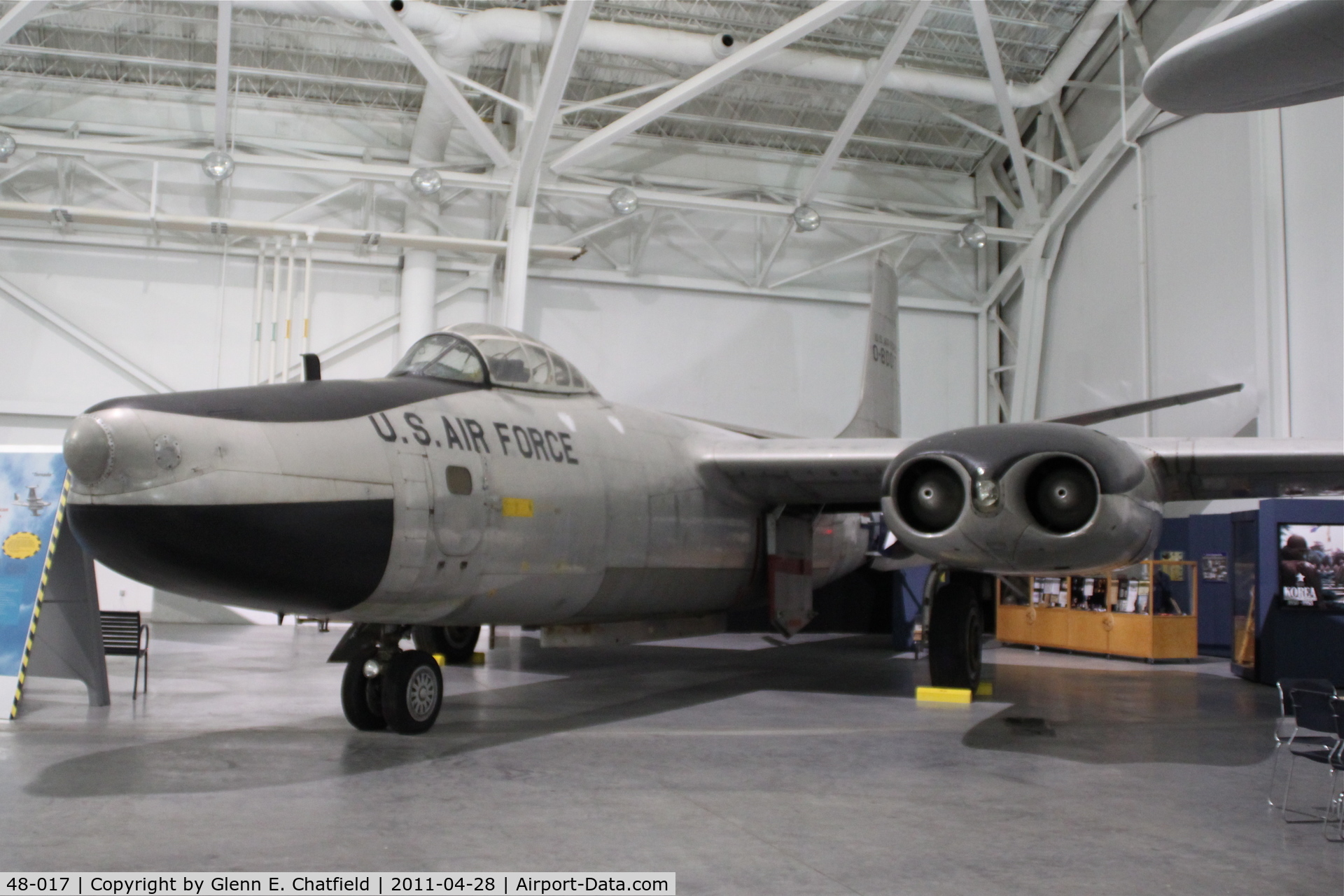 48-017, 1948 North American RB-45C Tornado C/N 153-38493, At the Strategic Air & Space Museum, Ashland, NE