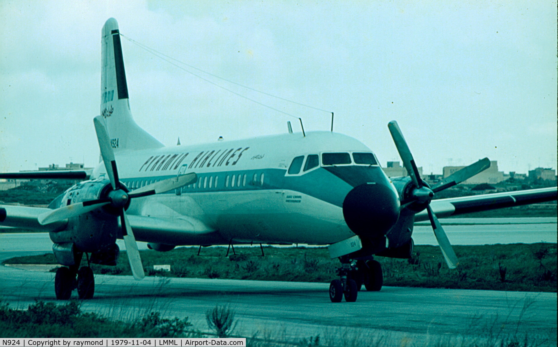 N924, 1969 NAMC YS-11A C/N 2129, YS11 N924 Pyramid Airlines
