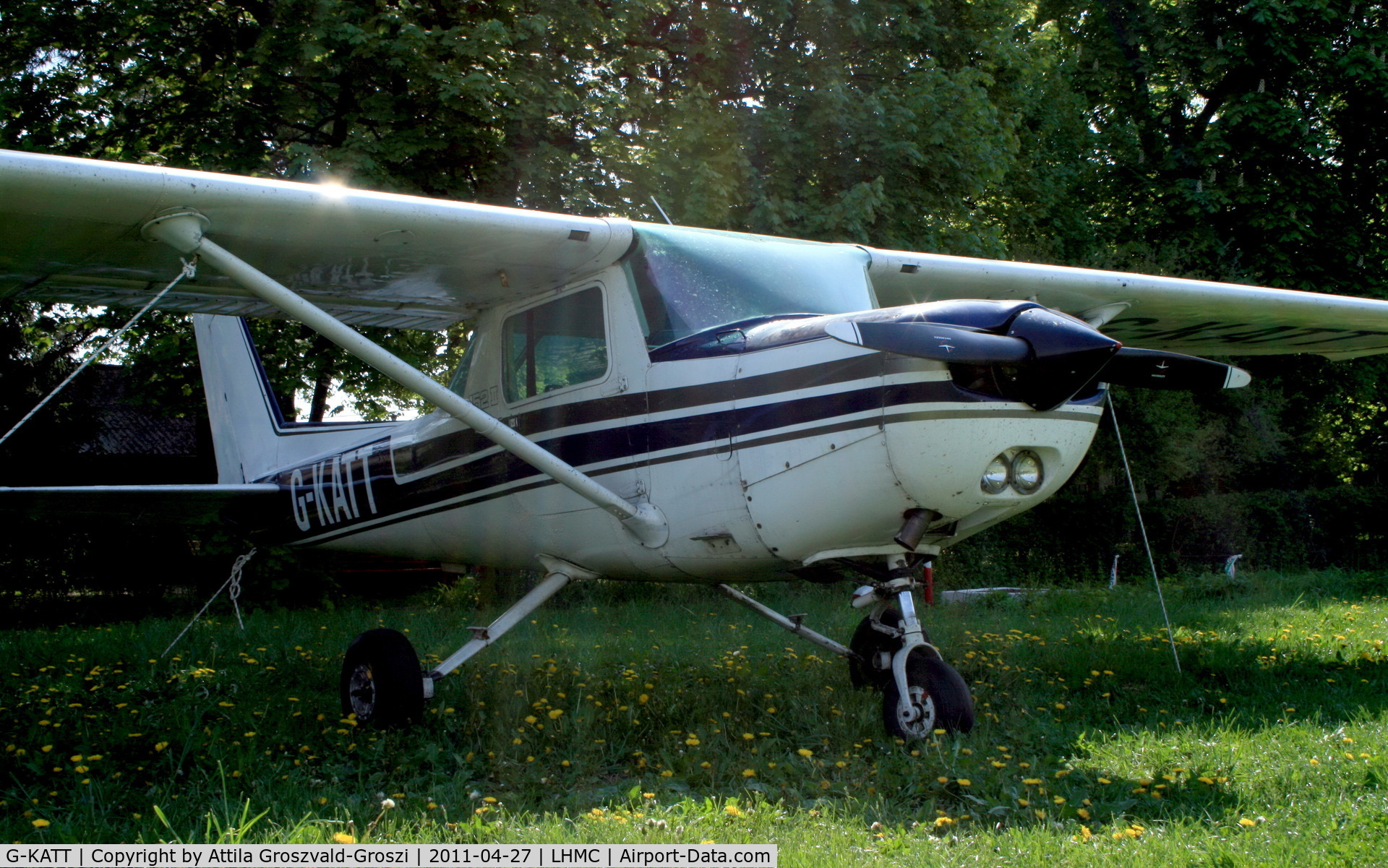 G-KATT, 1981 Cessna 152 C/N 152-85661, Miskolc Airport, Hungary