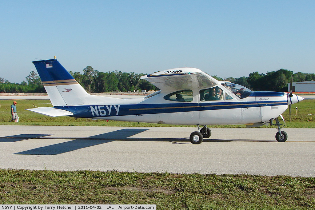 N5YY, 1975 Cessna 177RG Cardinal C/N 177RG0758, 2011 Sun n Fun at Lakeland , Florida