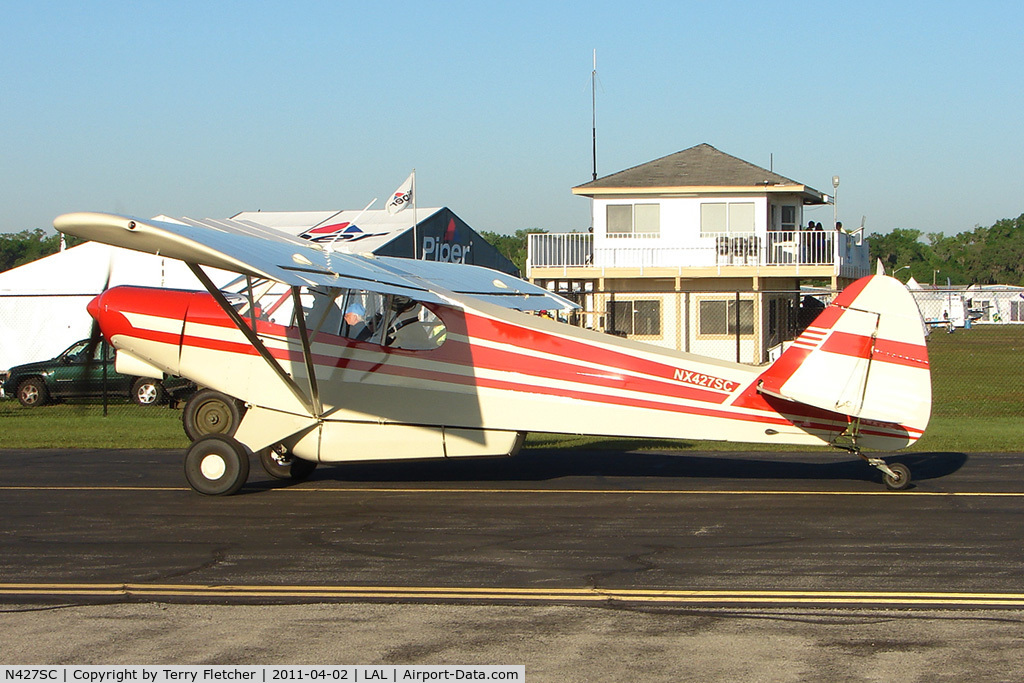 N427SC, Piper PA-18 Super Cub Replica C/N 001 (N427SC), 2011 Sun n Fun at Lakeland , Florida