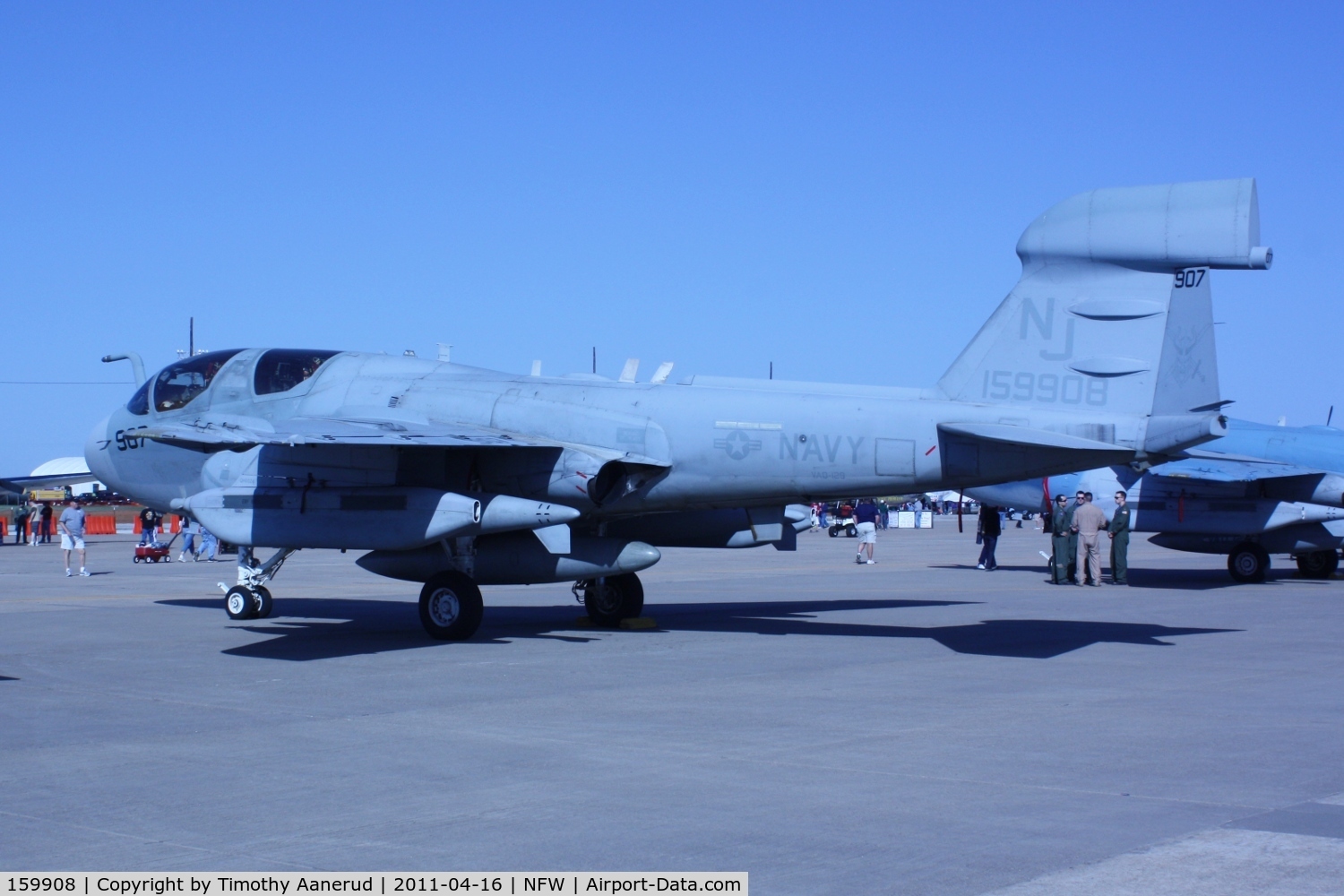 159908, Grumman EA-6B Prowler C/N P-55, Grumman EA-6B Prowler, c/n: P-55
