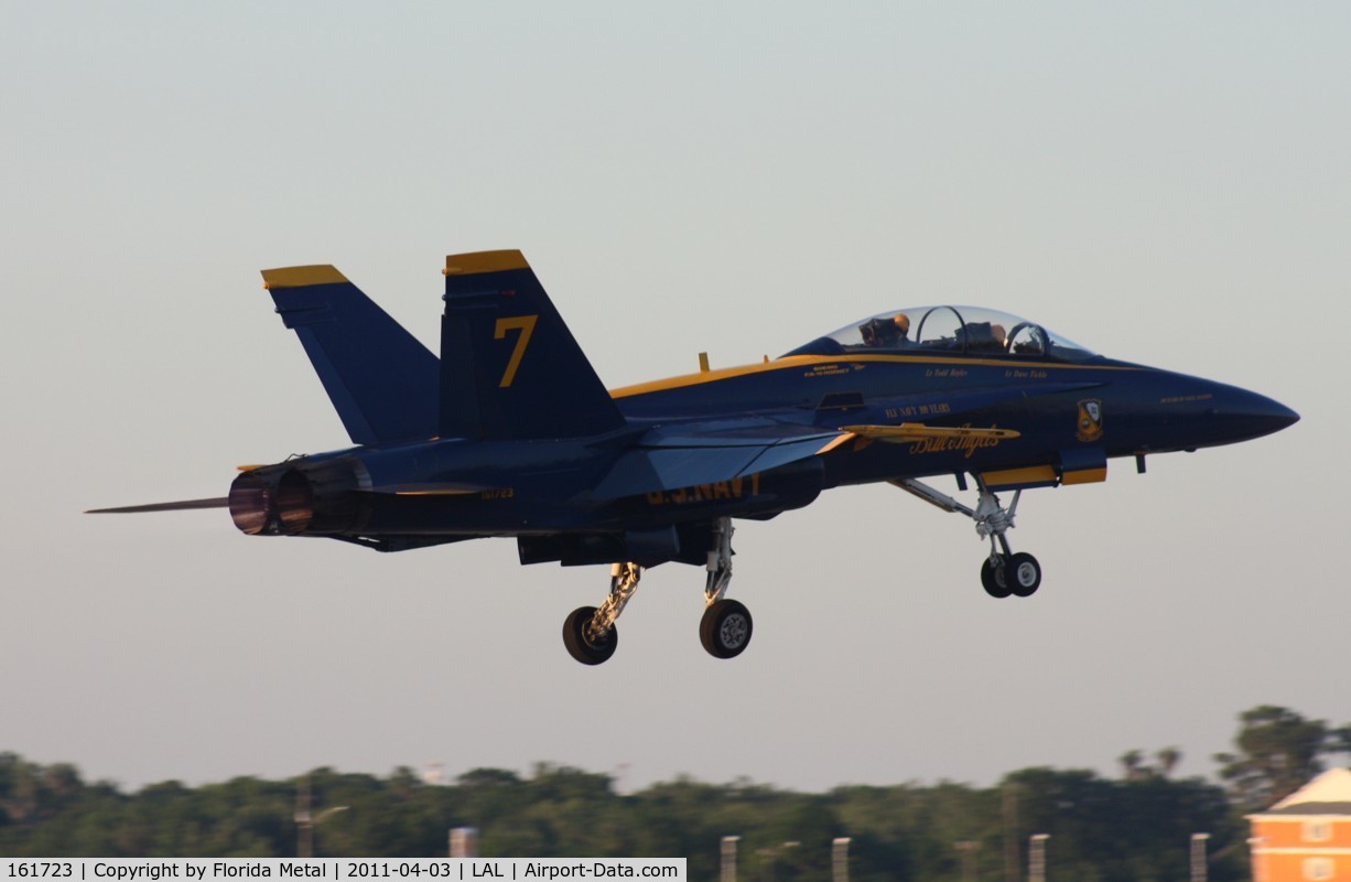 161723, McDonnell Douglas F/A-18B Hornet C/N 0073/B022, Blue Angel 7