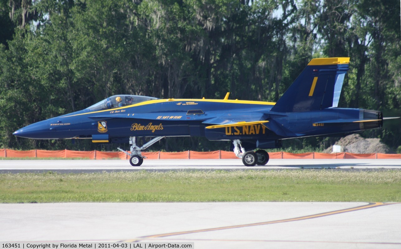 163451, 1988 McDonnell Douglas F/A-18C Hornet C/N 0662/C020, Blue Angel 1