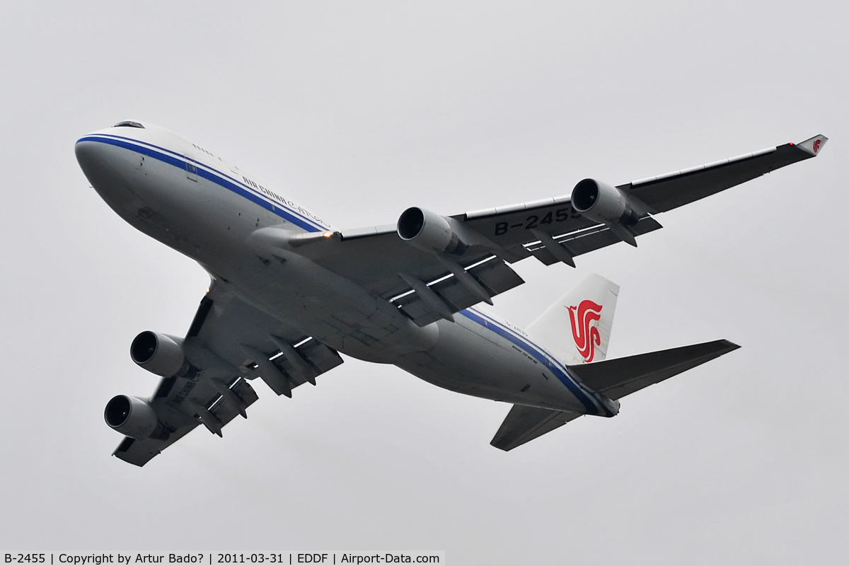 B-2455, 1994 Boeing 747-412/BCF C/N 27070, Air China Cargo