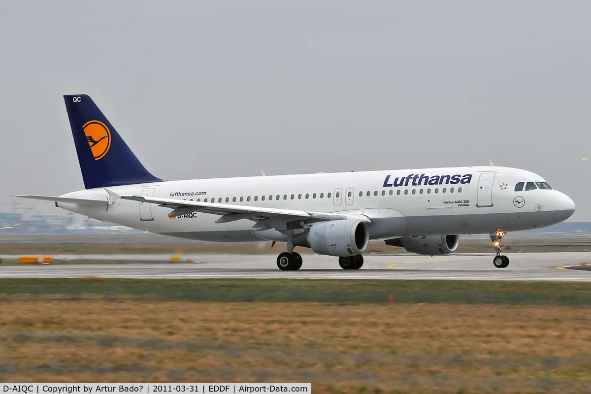 D-AIQC, 1991 Airbus A320-211 C/N 0201, Lufthansa